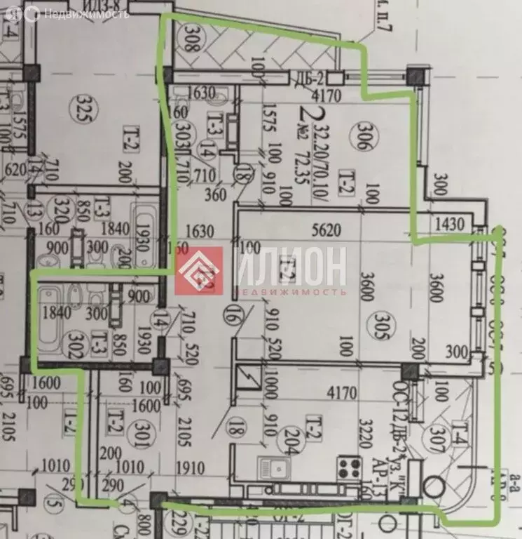 2-комнатная квартира: Севастополь, улица Гоголя, 15 (72.4 м) - Фото 1
