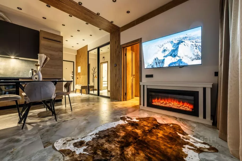 2-к кв. Краснодарский край, Сочи Красная Поляна пгт, ул. Калиновая, 9А ... - Фото 1