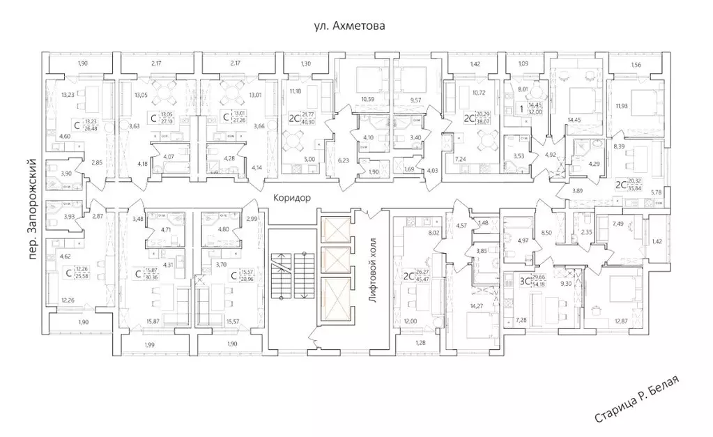 2-к кв. Башкортостан, Уфа ул. Пожарского, 243 (38.07 м) - Фото 1