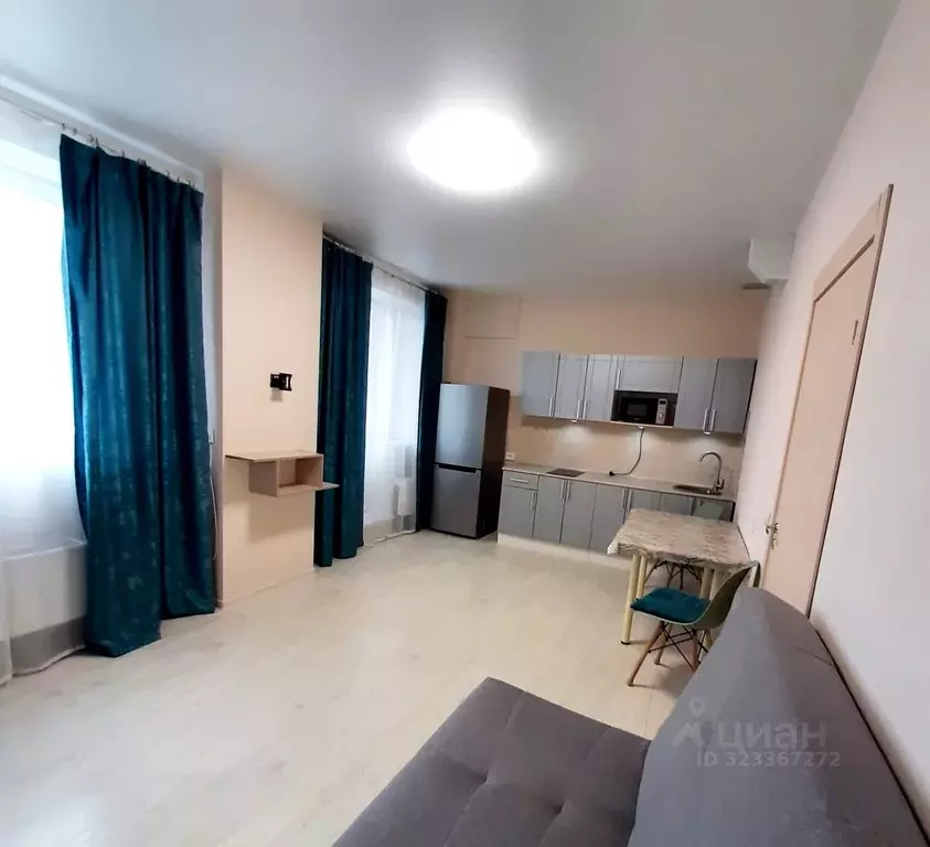 Студия Новосибирская область, Новосибирск Закаменский мкр, 12 (29.7 м) - Фото 2