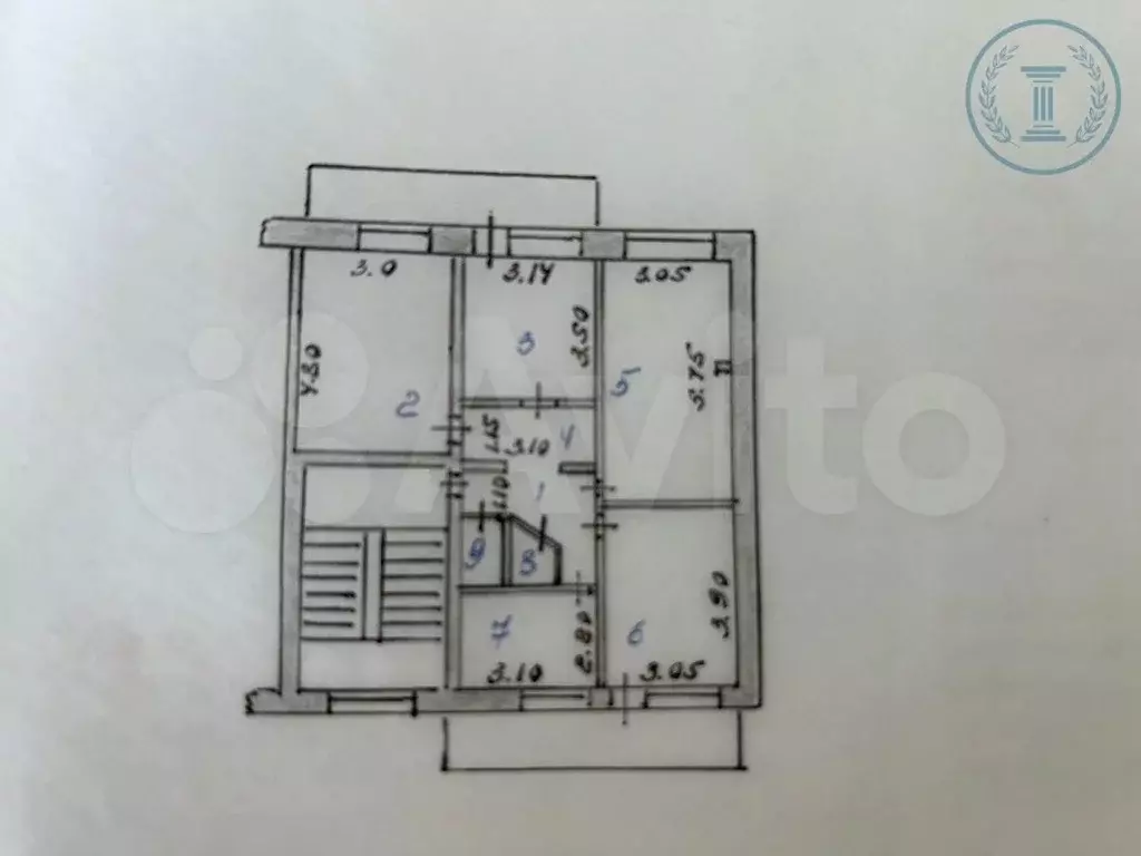 4-к. квартира, 73 м, 4/5 эт. - Фото 0