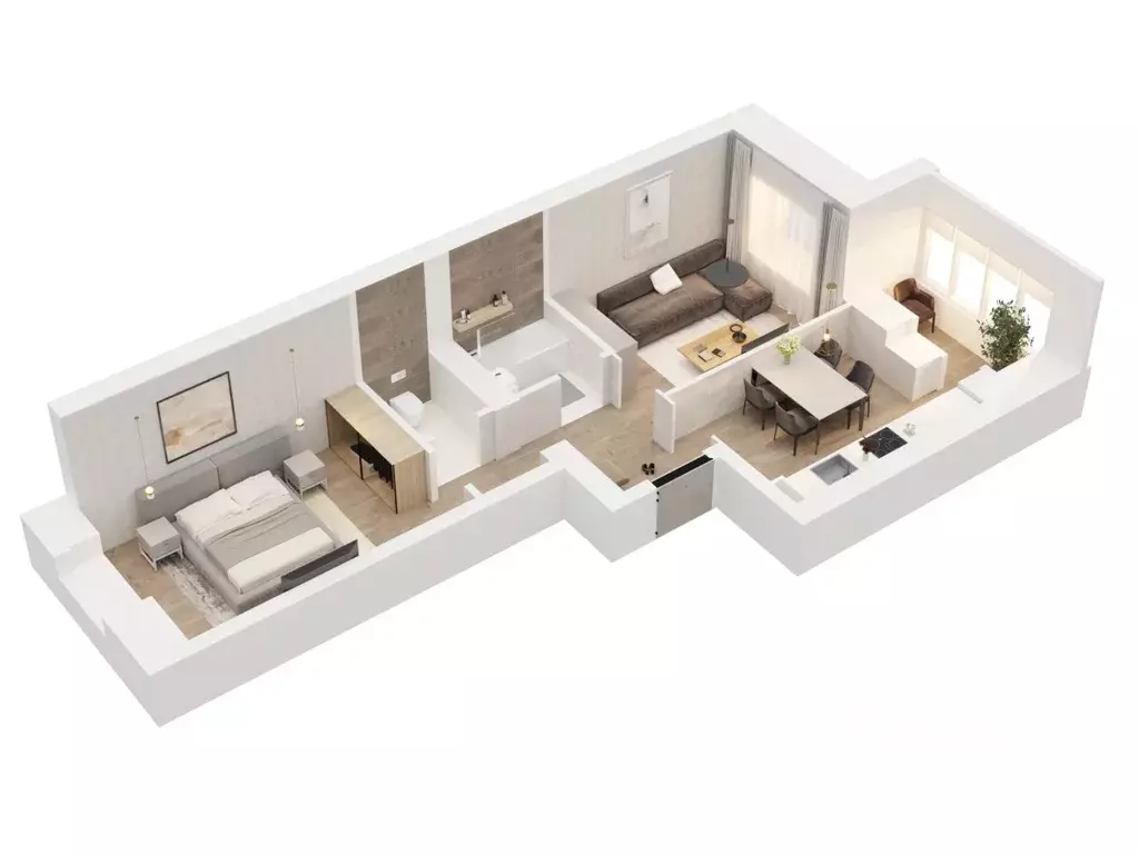 2-к кв. Татарстан, Зеленодольский район, Осиновское с/пос, с. Осиново ... - Фото 1