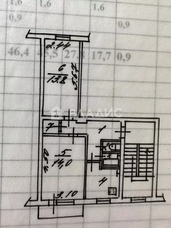 2-к кв. Калужская область, Калуга Турынино мкр, ул. Турынинская, 9 ... - Фото 2