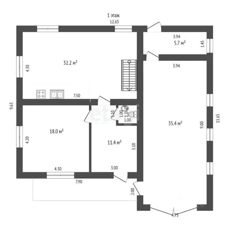 Дом в Свердловская область, Первоуральск ул. Гагарина, 71 (230 м) - Фото 2