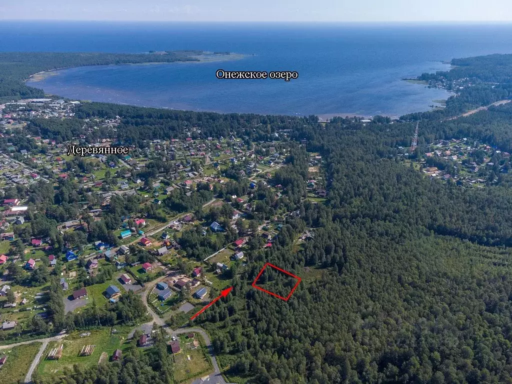Участок в Карелия, Прионежский район, с. Деревянное  (15.0 сот.) - Фото 1