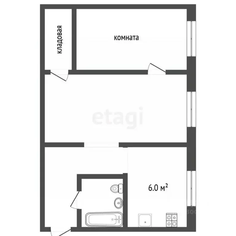 2-к кв. Забайкальский край, Чита Осетровка мкр, 15 (44.4 м) - Фото 1