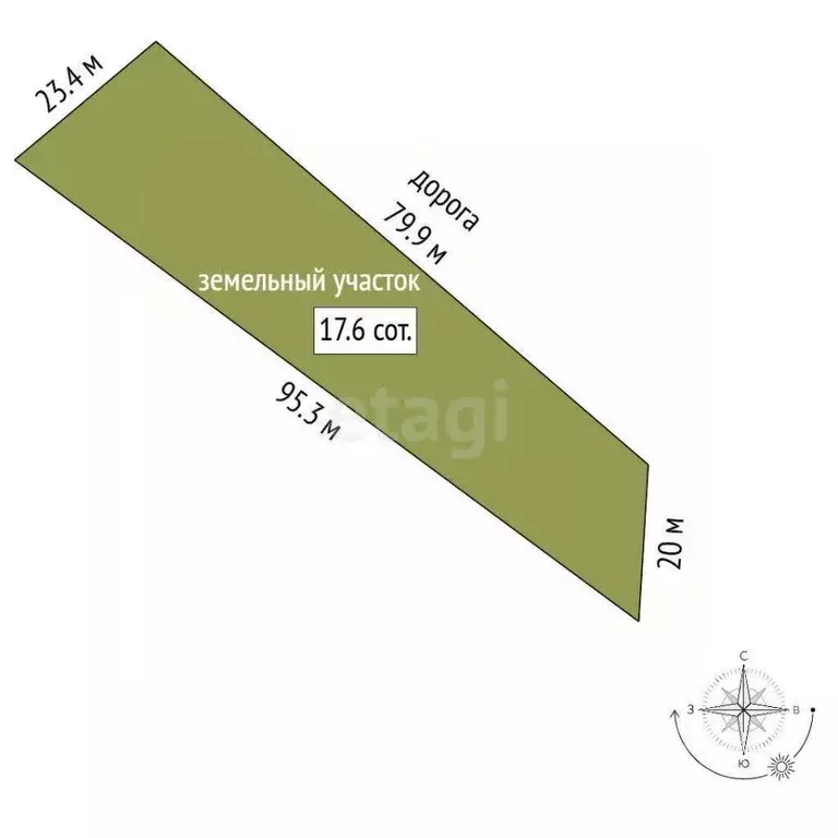 Участок в Ярославская область, Ярославский муниципальный округ, д. ... - Фото 1