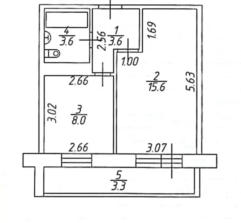 1-к кв. Татарстан, Набережные Челны ул. Жемчужная, 40 (34.1 м) - Фото 2