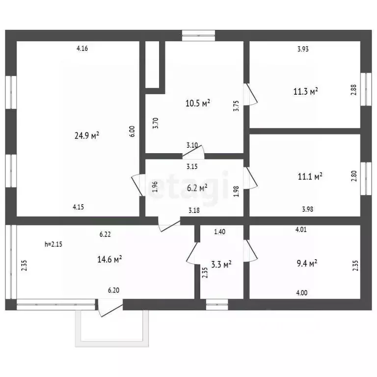 Дом в Крым, Кировский район, с. Абрикосовка ул. Садовая (91 м) - Фото 2