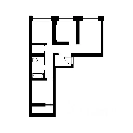 1-к кв. Татарстан, Казань ул. Юлиуса Фучика, 58 (34.0 м) - Фото 1