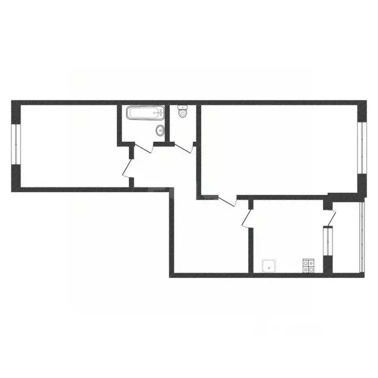 2-к кв. Ленинградская область, Кириши ул. Энергетиков, 23 (52.9 м) - Фото 1