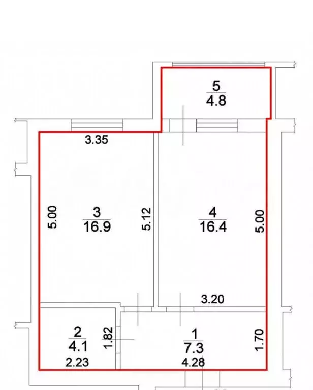 1-комнатная квартира: Таганрог, улица Чучева, 42В (49.5 м) - Фото 0