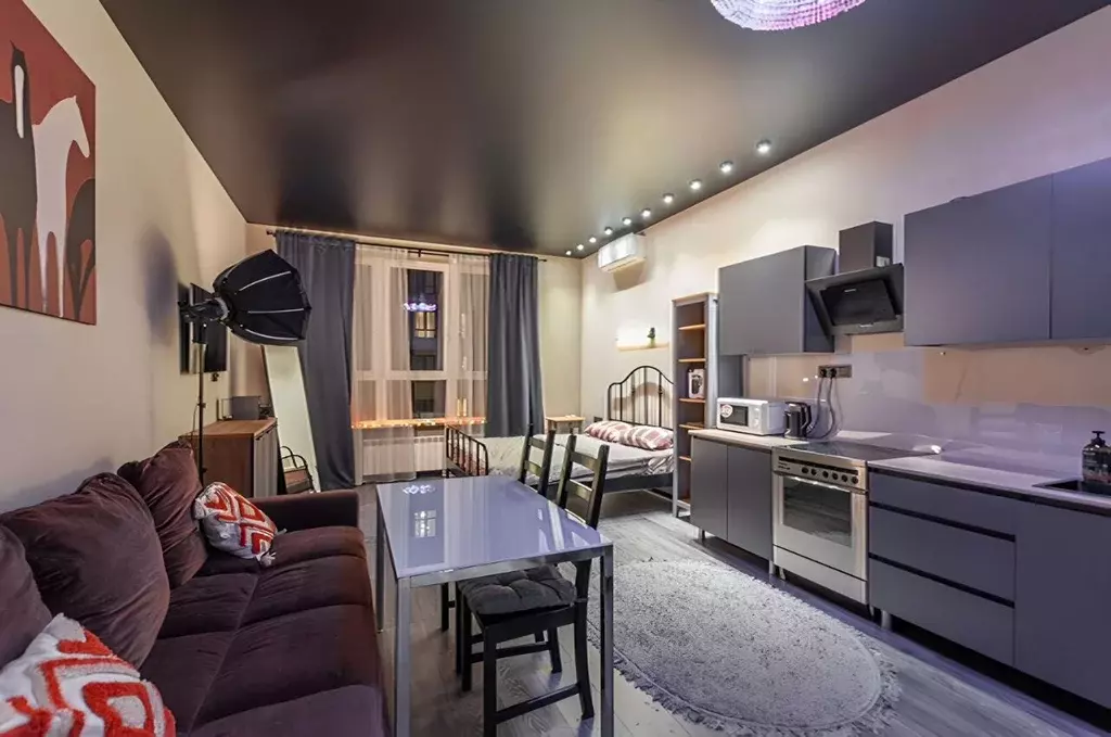 Студия Москва Шелепихинская наб., 34к1зд5 (35.0 м) - Фото 1