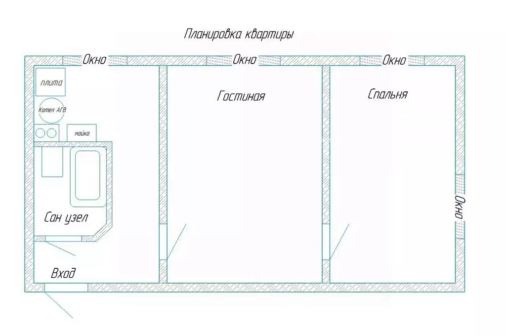 2-к кв. Нижегородская область, Бор ул. Максима Горького, 96 (37.2 м) - Фото 2