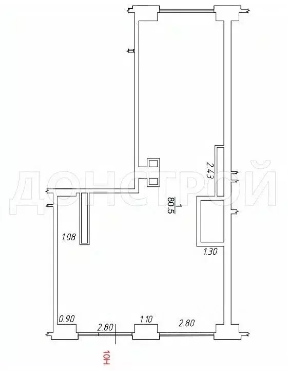 Помещение свободного назначения в Москва ул. Янковского, 1к1 (81 м) - Фото 1