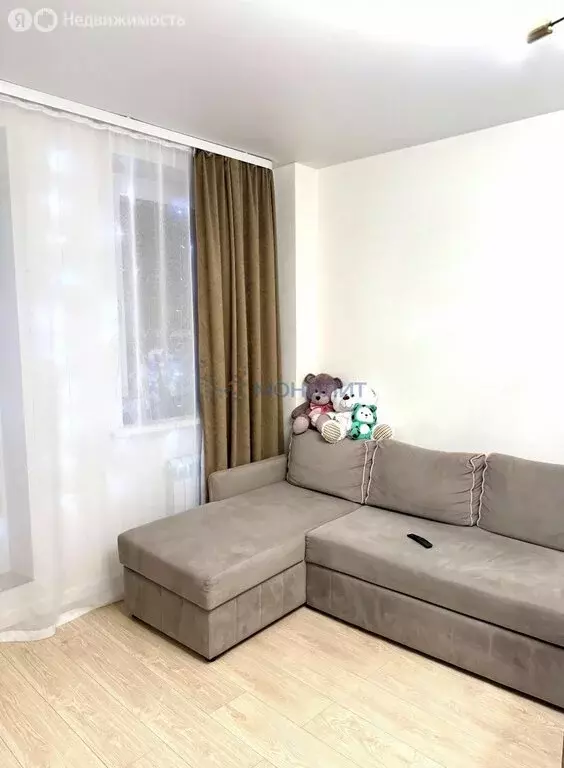 1-комнатная квартира: Нижний Новгород, улица Братьев Игнатовых, 1к2 ... - Фото 1