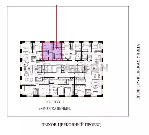 1-к кв. Москва Долгоруковская ул., 25 (38.7 м) - Фото 1