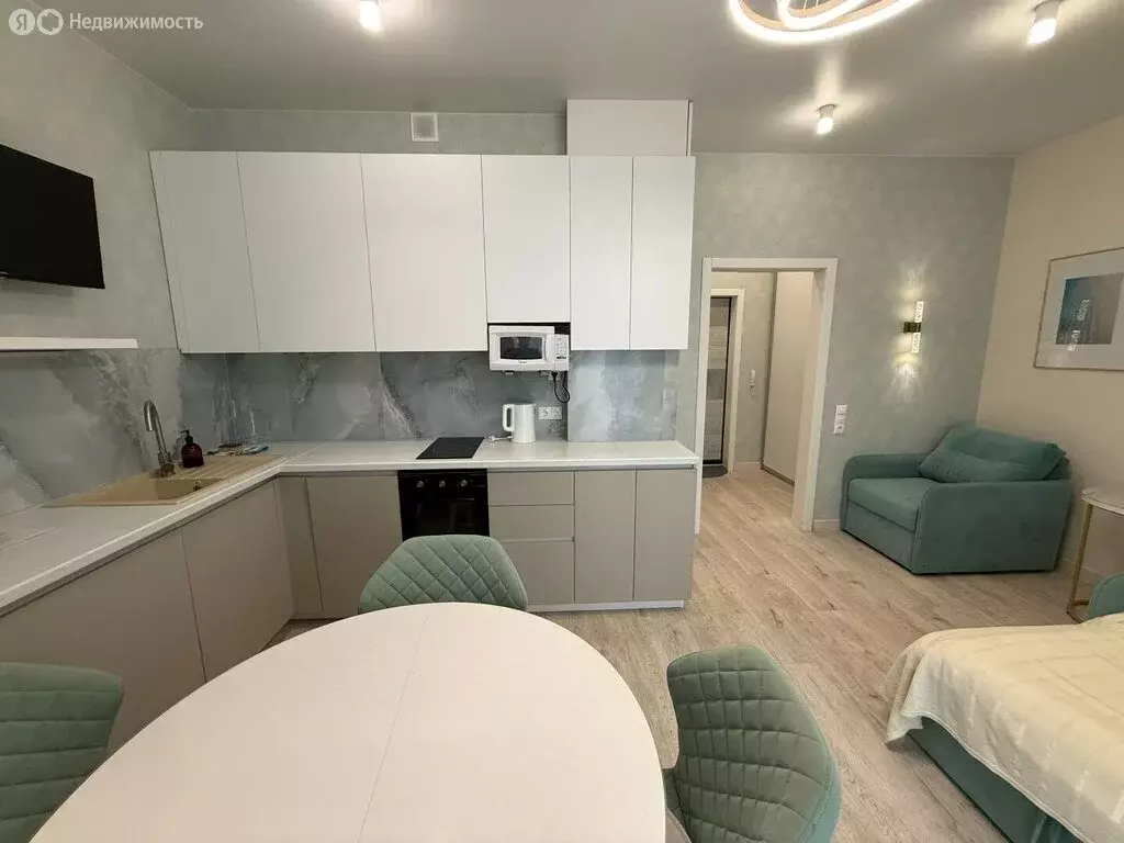 Квартира-студия: село Ольгинка, 3-й микрорайон, 22 (30.79 м) - Фото 2