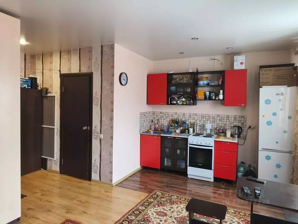 1-к кв. Новосибирская область, Новосибирск Рубежная ул., 40/1 (30.3 м) - Фото 1