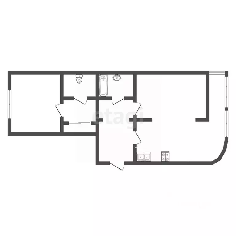 2-к кв. Ставропольский край, Кисловодск просп. Победы (103.0 м) - Фото 2