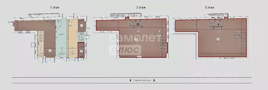 Торговая площадь в Москва ул. Бахрушина, 36/14С3 (278 м) - Фото 1