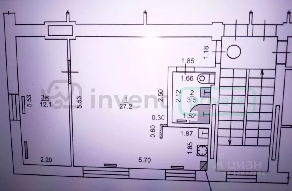 2-к кв. Калининградская область, Зеленоградск ул. Бровцева, 1 (42.8 м) - Фото 1