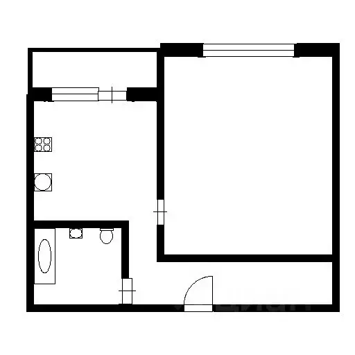1-к кв. Воронежская область, Воронеж ул. Федора Тютчева, 95А (32.3 м) - Фото 2