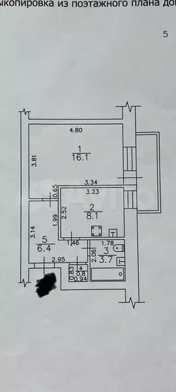 1-к. квартира, 35 м, 5/10 эт. - Фото 0