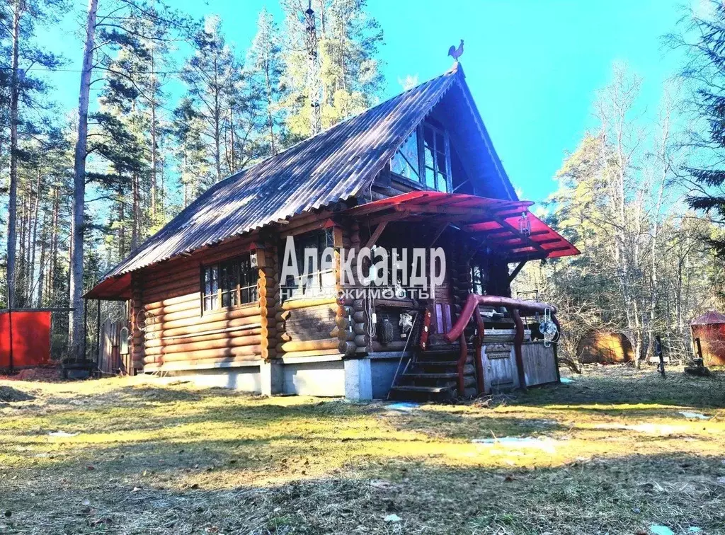Дом в Ленинградская область, Приозерский район, Плодовское с/пос, пос. ... - Фото 1