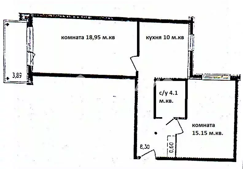 2-к кв. Карелия, Петрозаводск проезд Скандинавский, 6А (54.65 м) - Фото 2