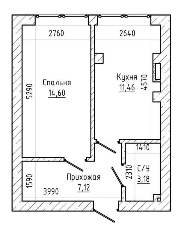 1-к кв. Кабардино-Балкария, Нальчик ул. 2-я Надречная (36.6 м) - Фото 2
