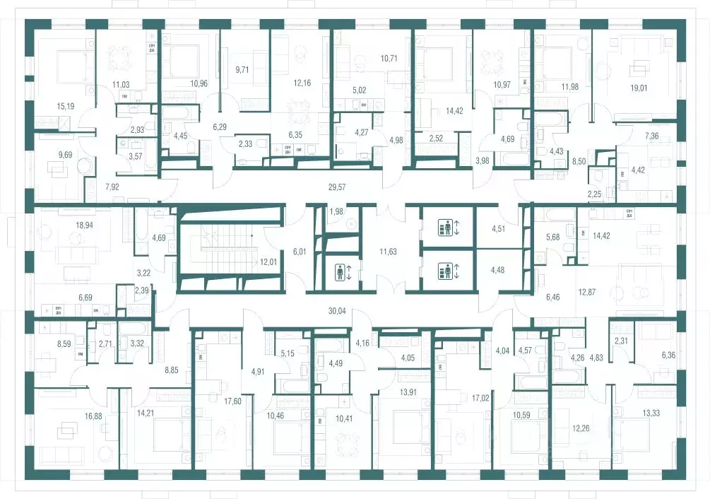 1-к кв. Московская область, Одинцово Одинбург жилой комплекс, 4Б ... - Фото 2