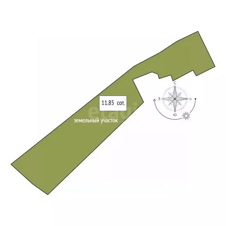 Участок в Свердловская область, Нижний Тагил Кедун-Быково мкр,  (11.85 ... - Фото 2