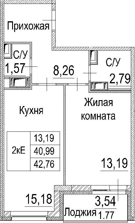 1-к кв. Ленинградская область, Всеволожский район, пос. Бугры ул. ... - Фото 0