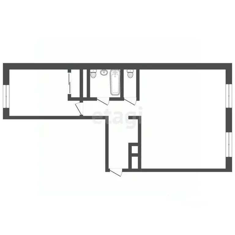 2-к кв. Москва Новоалексеевская ул., 16к3 (66.7 м) - Фото 2