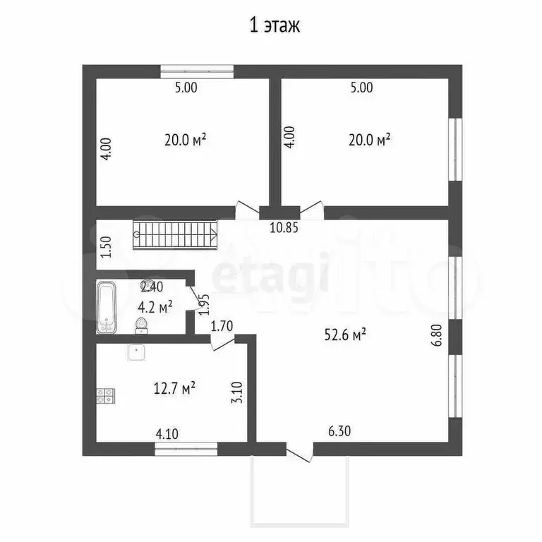 Дом 260 м на участке 6 сот. - Фото 1