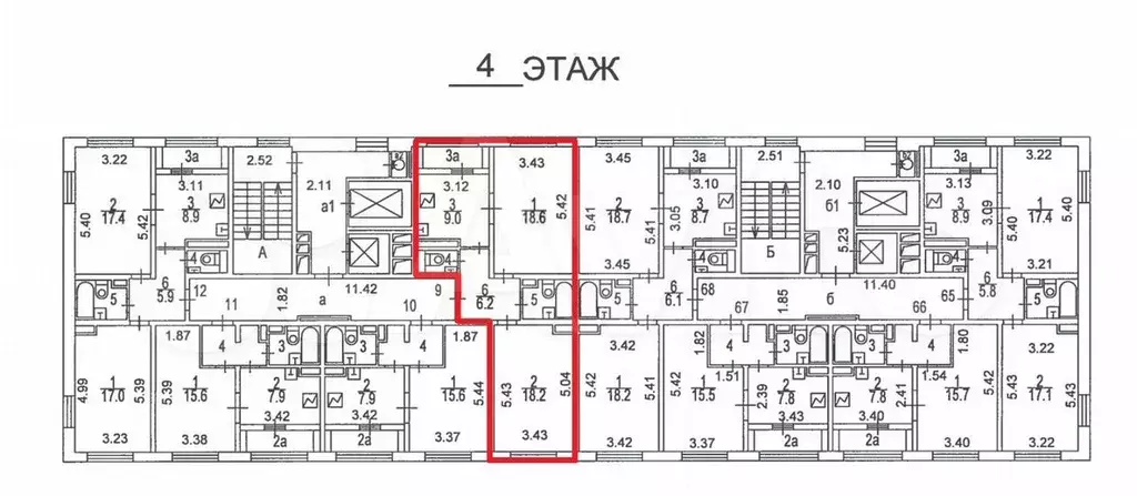 Аукцион: 2-к. квартира, 56,8 м, 4/15 эт. - Фото 0