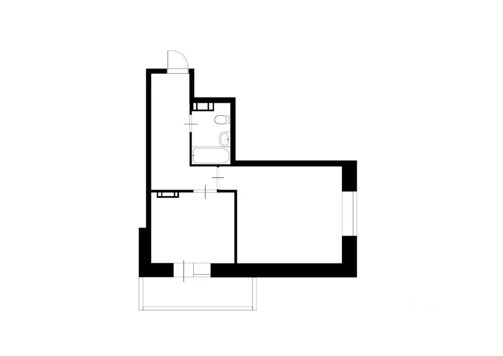 1-к кв. Татарстан, Казань ул. Адоратского, 4а (37.0 м) - Фото 1
