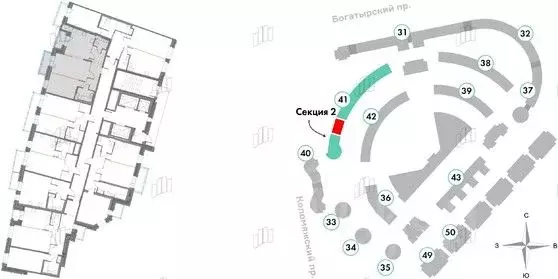 2-к кв. Санкт-Петербург Коломяжский просп., 13к2 (60.11 м) - Фото 1