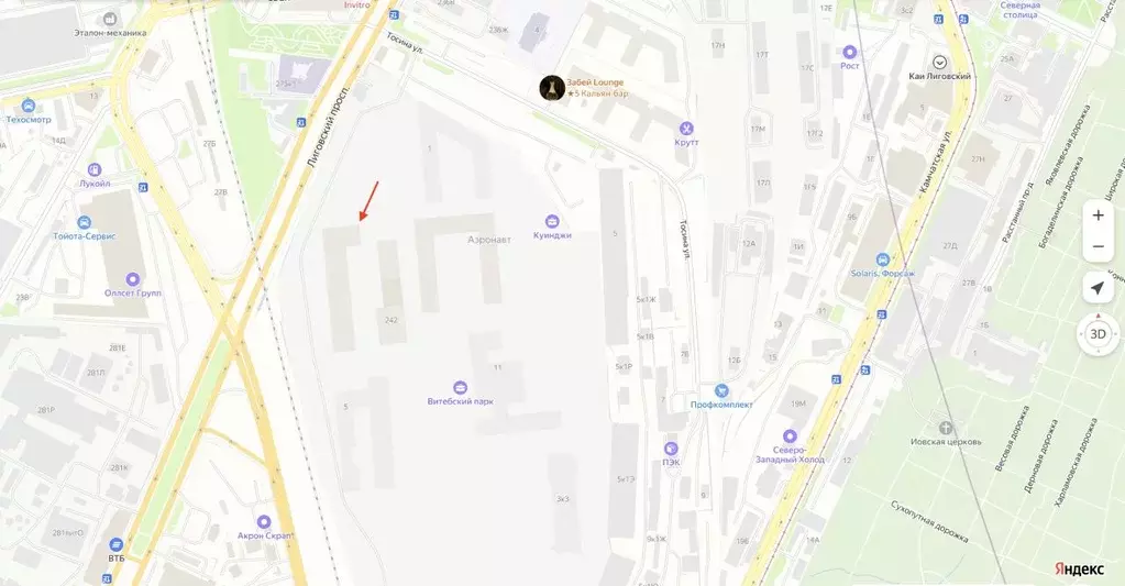 Помещение свободного назначения в Санкт-Петербург Лиговский просп., ... - Фото 2