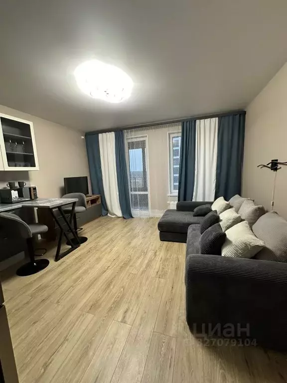 Студия Москва № 61 кв-л, 14 (30.0 м) - Фото 1