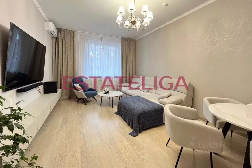 3-к кв. Москва Береговой проезд, 1А (85.0 м) - Фото 0