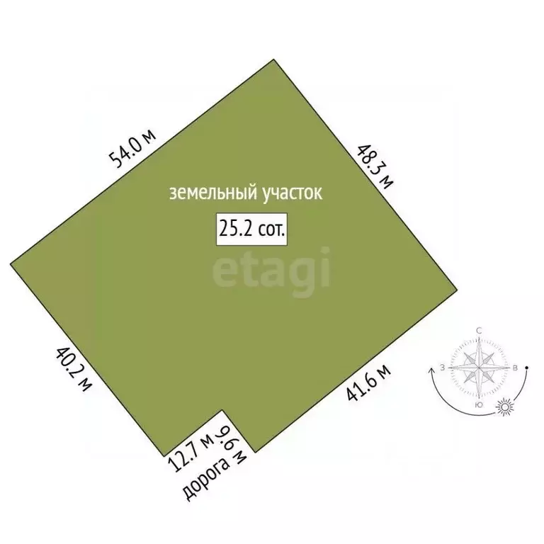 Участок в Москва № 253 кв-л, 4 (25.2 сот.) - Фото 2