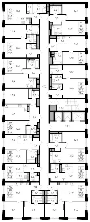 Студия Москва Семеновский Парк 2 жилой комплекс (24.0 м) - Фото 1