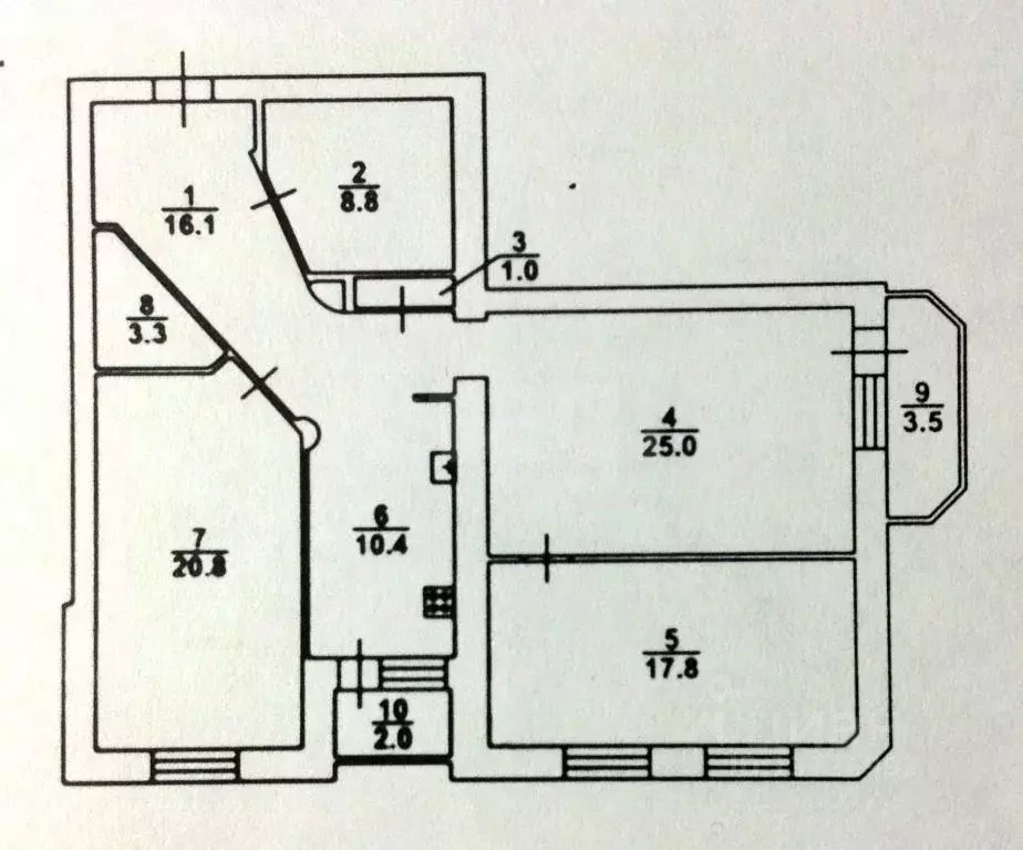 3-к кв. Саратовская область, Саратов Валовая ул., 61/67 (85.0 м) - Фото 1