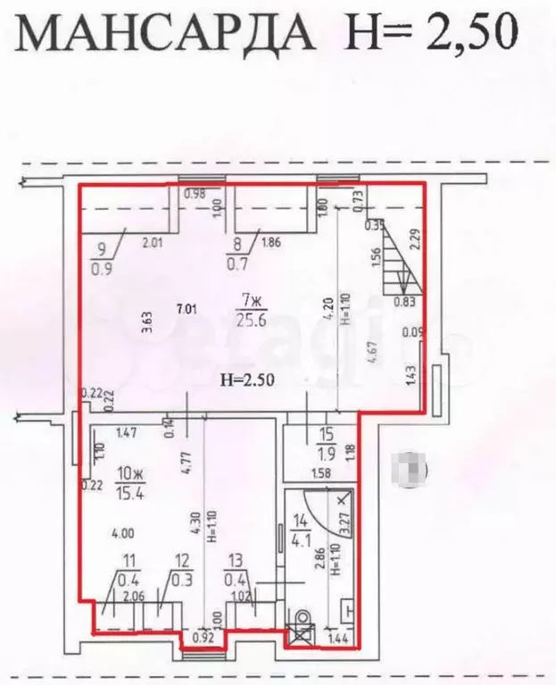 3-к. квартира, 111,4 м, 2/2 эт. - Фото 0