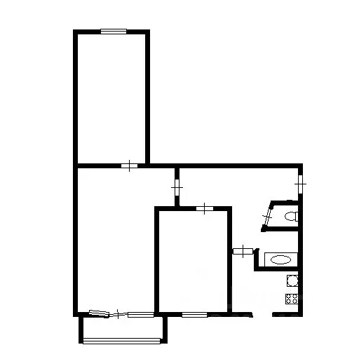 3-к кв. Татарстан, Казань ул. Маршала Чуйкова, 64 (62.4 м) - Фото 1