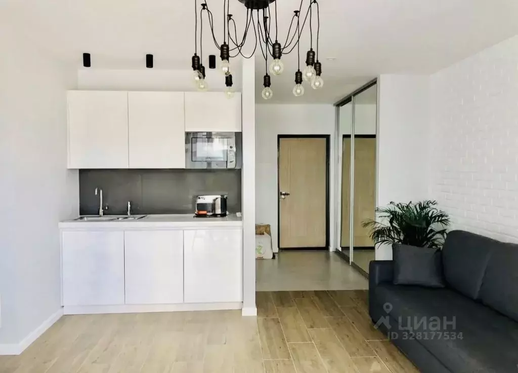 Студия Краснодарский край, Сочи Виноградная ул., 4 (32.0 м) - Фото 1