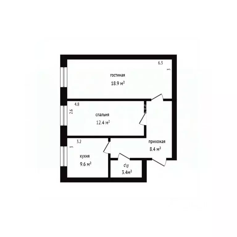 2-к кв. Дагестан, Дербентский район, с. Джалган ул. Дагестанская, 16 ... - Фото 2