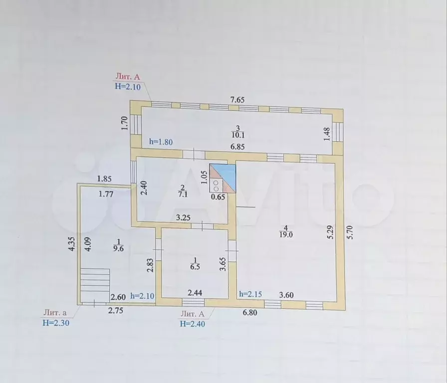 Дом 42,7 м на участке 13,5 сот. - Фото 0